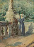 Vincenzo Cabianca, Monachina on the terrace