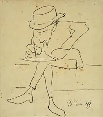 Self-loading by Filippo Palizzi, Signature lower right., offered Dec 2021
