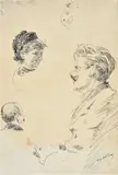 Giuseppe De Nittis, Study of figures