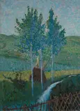 Benvenuto Benvenuti, Trees and stream