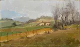 Luigi Gioli, Landscape with Figures