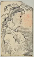 Natale Morzenti, Uomo con cappello
