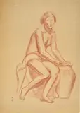 Achille Funi, Donna seduta