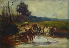 Carlo Pittara, Bovini al pascolo