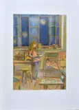 Renato Alessandrini, Ragazza in studio