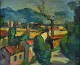 Carlo Severa, Paesaggio con fabbrica
