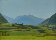 Paesaggio by Oreste Albertini, offered Oct 2021