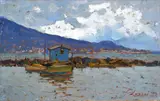 Giovanni Lomi, Scorcio del golfo di Napoli