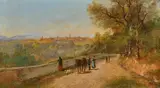 András Markó, Veduta di San Gimignano dalla campagna