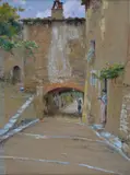 Adolfo Tommasi, Scorcio di paese