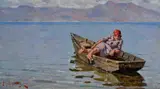 Angiolo Tommasi, Riposo al lago