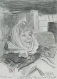 Paulo Ghiglia, Signora con foulard