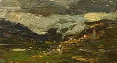 Paesaggio montano by Beppe Ciardi, Sul verso: firma e data., offered Sep 2021