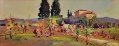 Vendemmia in Pomino by Loris Centelli, offered Sep 2021
