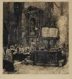 Alphons Hollaender, Interno di chiesa