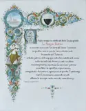 Carmela Ceccherelli, Miniatura su pergamena