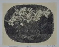 Jasmine by Luigi Bartolini, 1941, In pencil: signature lower right; title lower left; run at the bottom center. Signature and date in the lower, offered Sep 2021
