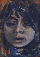Face by Ugo Capocchini, Signature lower right. On the reverse: signature., offered Sep 2021