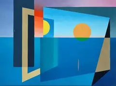 Osvaldo Peruzzi, Window, 1977, Signature lower right. (Breakages)