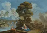 Giuseppe Zola, The rest on the flight to Egypt, On the reverse
