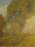 Fiesolano garden by Ludovico Tommasi, 1912, Signature and date lower right., offered Sep 2021