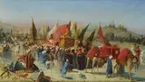 Stefano Ussi, Arab caravan