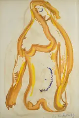 Without title by Ely Bielutin, 1969, Signature and date lower right., offered Jul 2021