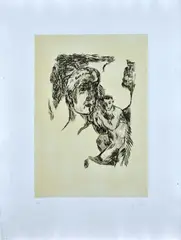 Sandro Chia, Figures, Signature lower right; edition lower left.