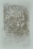 Mino Maccari, Without title, Signature in pencil lower right; edition lower left.