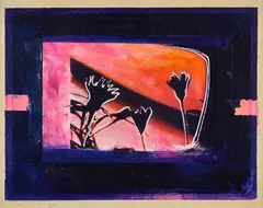 Mirko Pagliacci, Synthetic dawn (flowers), On the reverse: signature and title. Authentication of the author on photo. Bibliography: