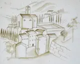 Ubaldo Oppi, Paesaggio