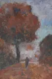 Raffaello Gambogi, Paesaggio con figura