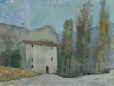 Achille Lega, Landscape with house