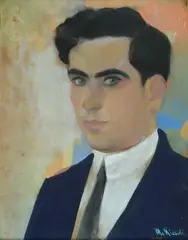 Self-portrait by Marcello Nizzoli, 1919, Signature and date lower right., offered May 2021