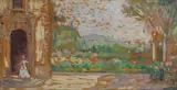 Galileo Chini, Glimpse of the villa