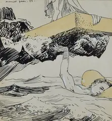 Maurice Henry, Without title, 1935, Signature and date top right.