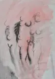 Bruno Cassinari, Naked, 1968, Signature and date lower right.