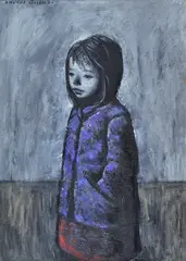 Child by Xavier Bueno, Signature top left., offered May 2021