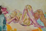 Fausto Pirandello, Nude lying down