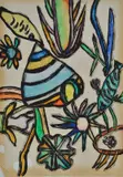 Hermann Hesse, Without title, Tempera and ink on paper