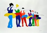Dancers by Marco Lodola, Signature lower right., offered May 2021