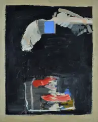 Alberto Gianquinto, Without title, 1975, On the reverse: signature and date.