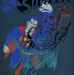 Superman by Andy Warhol, 1981, From the Myths portfolio, offered May 2021