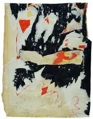 Without title by Rotella, 1957, Signature lower right. Authentic Mimmo Rotella Foundation, offered May 2021