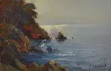 Giovanni Colmo, Cliff, Signature lower right.