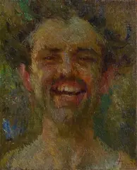 Federico Zandomeneghi, Portrait, Signature lower right.