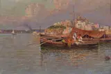 Attilio Pratella, Marina with fishermen
