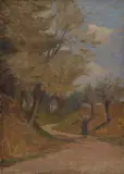 Federico Rossano, Country road with figure