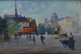 Carlo Brancaccio, View of Mont Saint Michel