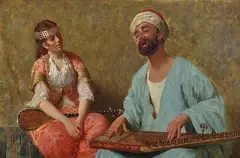 The Arabic song by Edoardo Galli, 1892, Signature and date top right., offered May 2021